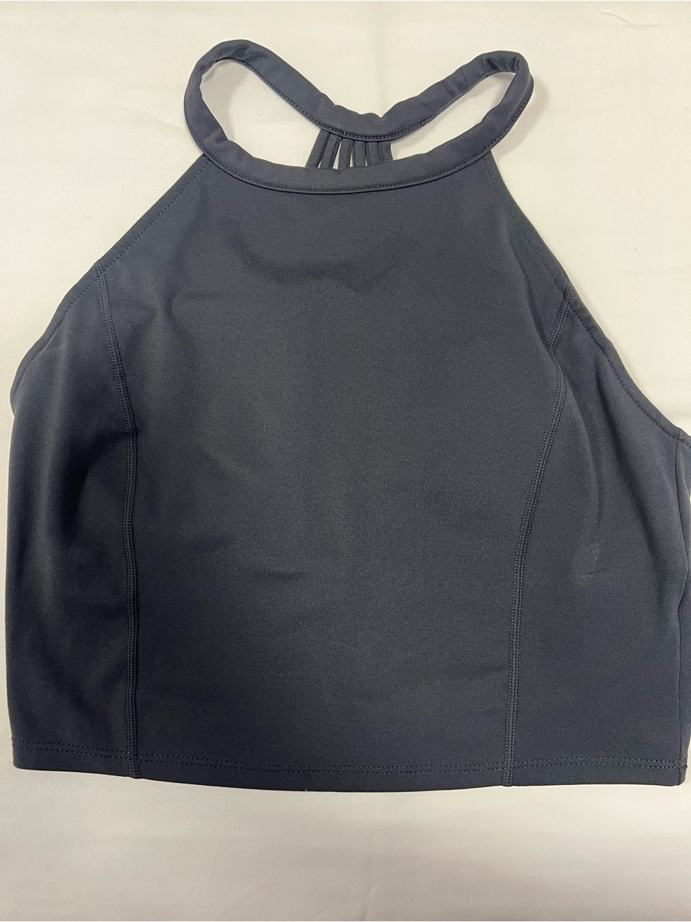Calvin Klein Black High-Neck Crop Sports Bralette